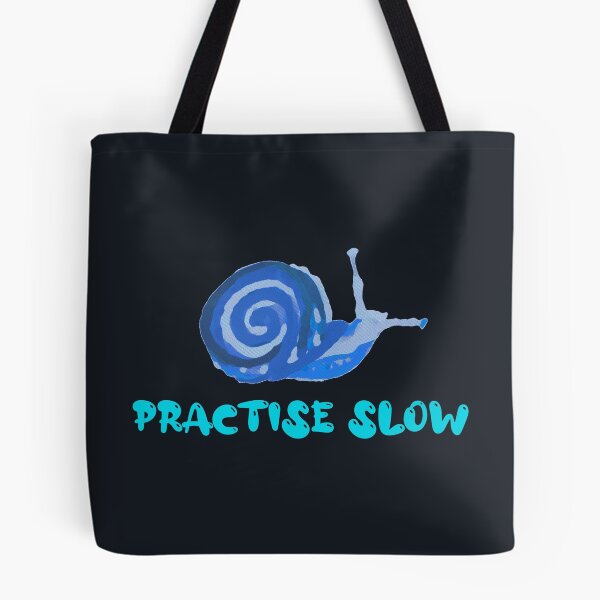 Item preview, Practise Slow Musical Snail (Blue)  designed and sold by DesignsofNote.