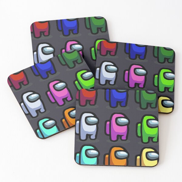 Among Us All Characters Coasters (Set of 4)