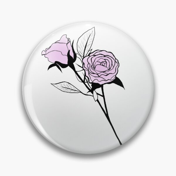 Item preview, Pink Rose Line Art designed and sold by Lucy-Georgia.