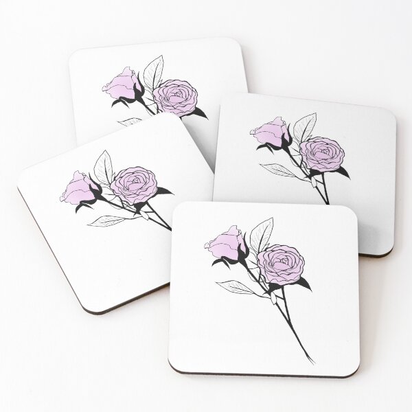 Item preview, Pink Rose Line Art designed and sold by Lucy-Georgia.