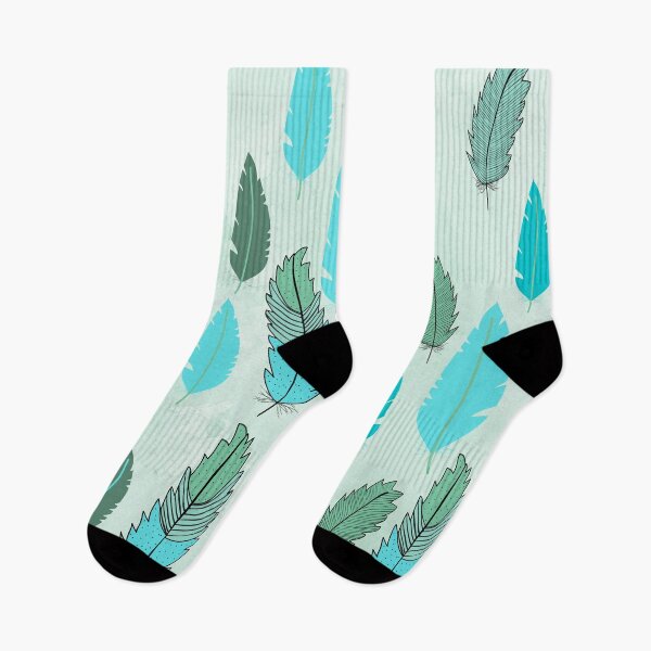 Item preview, Feather Pattern in Shades of Pastel blue designed and sold by Naturelisa.