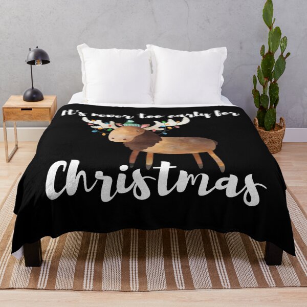 Item preview, It’s Never Too Early For Christmas Moose designed and sold by Sunny Collections.