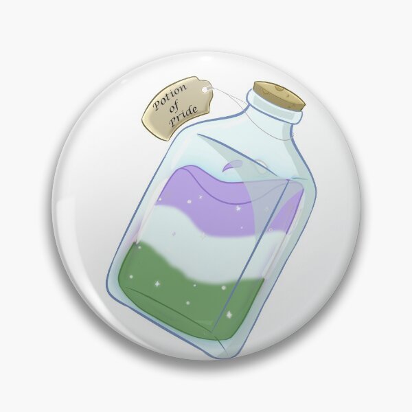 Item preview, Genderqueer Pride Potion designed and sold by Lupus-Cordis.