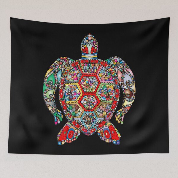 Item preview, Floral Sea Turtle designed and sold by yagniikd-.