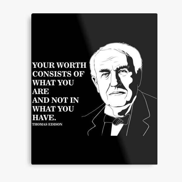 Thomas Edison Metal Prints Redbubble