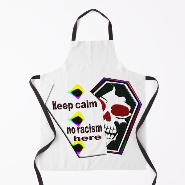 Item preview, STAY CALM NO RACISM HERE - HALLOWEEN designed and sold by Ralek.
