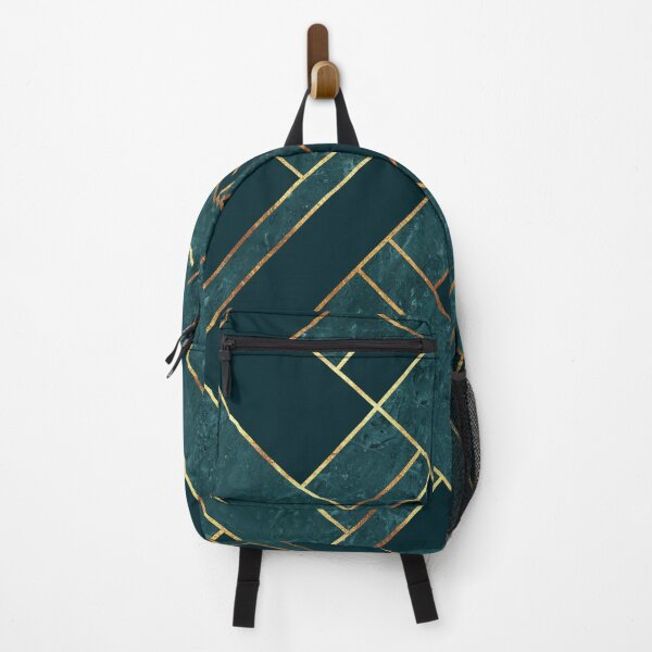 Item preview, Deep Teal Gold Geometric designed and sold by MA DESIGNS.