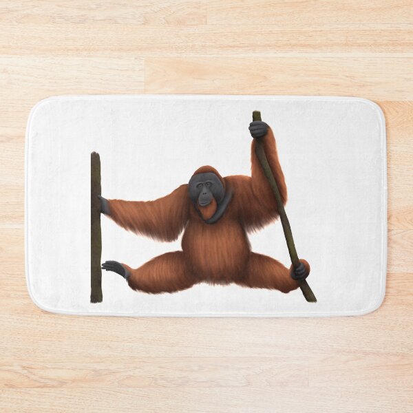 Item preview, Orangutan Climbing Vines Painting designed and sold by troyanthonyart.