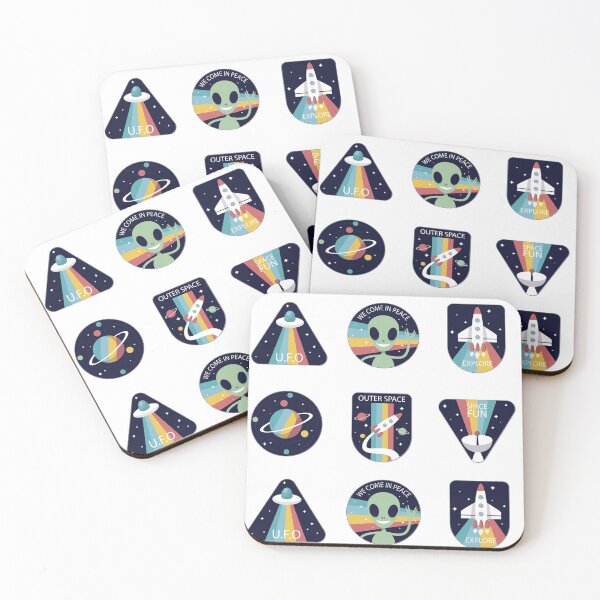 Item preview, UFO Stickers designed and sold by mischellero.