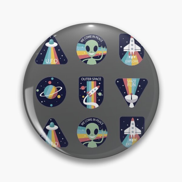 Item preview, UFO Stickers designed and sold by mischellero.