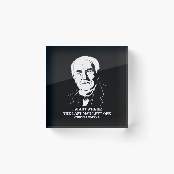 Item preview, Start Famous Inspirational Quote Thomas Edison product designed and sold by jakehughes2015.
