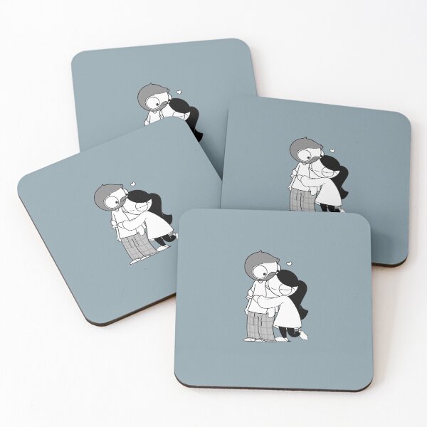 Pajama Hug Coasters (Set of 4)