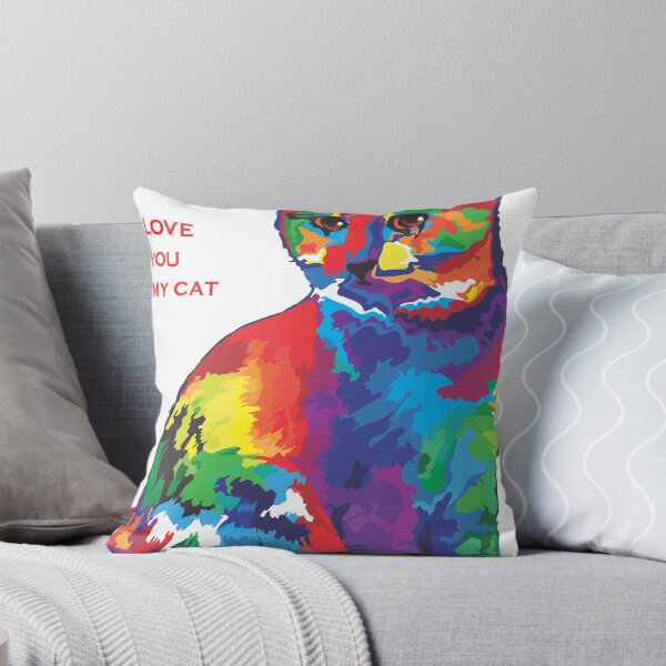 Item preview, I love my cat t-shirt for cats lovers designed and sold by AitElmMost.