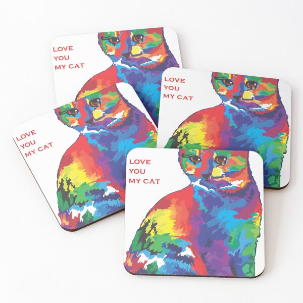 Item preview, I love my cat t-shirt for cats lovers designed and sold by AitElmMost.