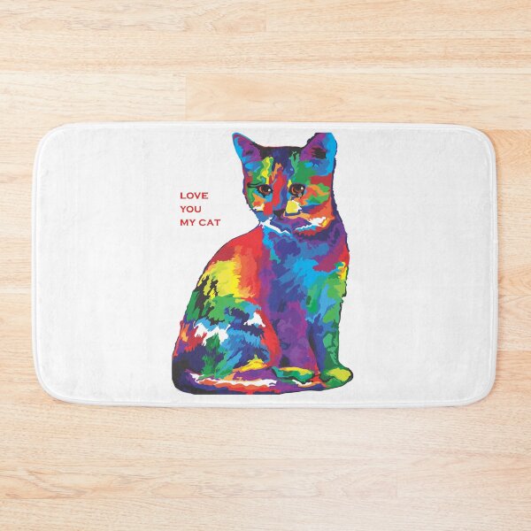 Item preview, I love my cat t-shirt for cats lovers designed and sold by AitElmMost.