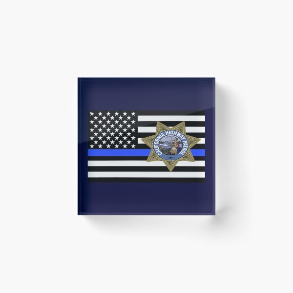 Item preview, California Highway Patrol Blue Flag designed and sold by Lawrence Baird.
