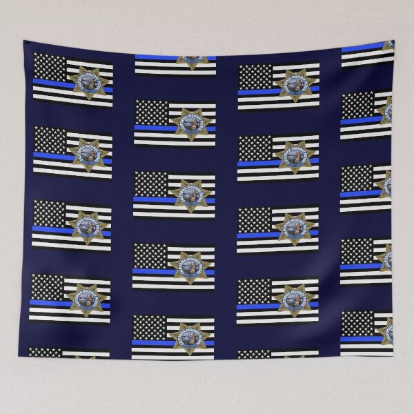 Item preview, California Highway Patrol Blue Flag designed and sold by Lawrence Baird.