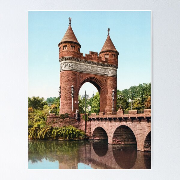Item preview, Soldiers and Sailors Memorial Arch - Hartford - Circa 1905 Photochrom designed and sold by warishellstore.