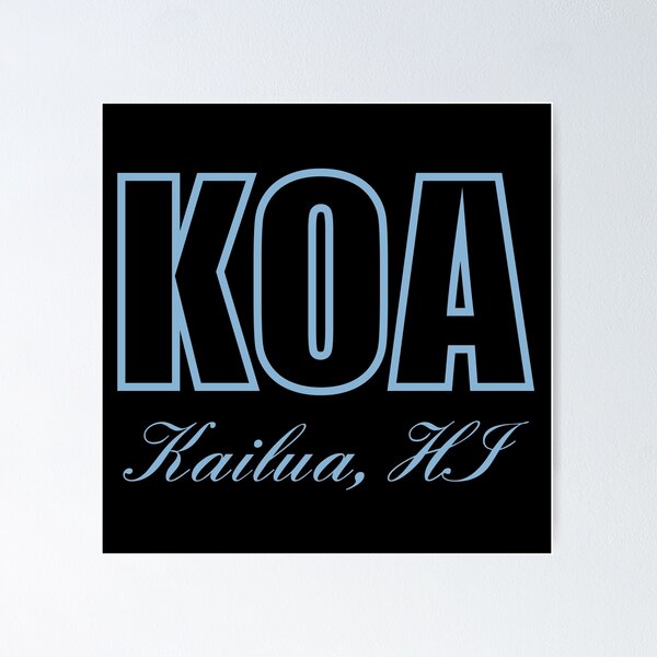 Item preview, KOA Kailua Hawaii HI Airport Code  designed and sold by Lartheviking.