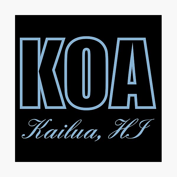 Item preview, KOA Kailua Hawaii HI Airport Code  designed and sold by Lartheviking.
