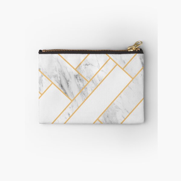 Item preview, White Marble Gold Geometric designed and sold by MA DESIGNS.