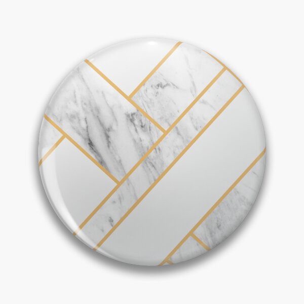 Item preview, White Marble Gold Geometric designed and sold by MA DESIGNS.