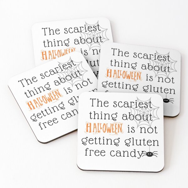 Item preview, The scariest thing about Halloween gluten free edition designed and sold by GlutenFreeTee.