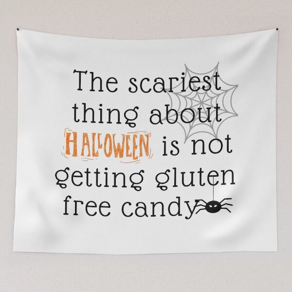 Item preview, The scariest thing about Halloween gluten free edition designed and sold by GlutenFreeTee.