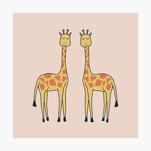 Item preview, Cute giraffe pattern and sticker pack designed and sold by JokeGysen.