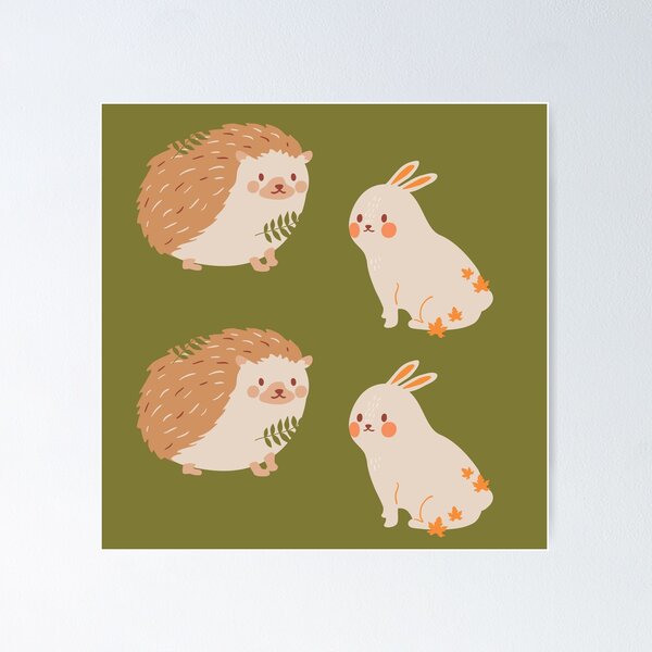 Item preview, Rabbit and Porcupine designed and sold by luizard.