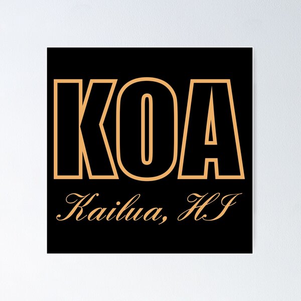 Item preview, KOA Kailua Hawaii HI Airport Code  designed and sold by Lartheviking.