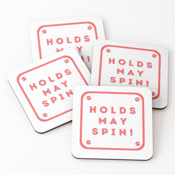 Item preview, 'Holds May Spin!' design designed and sold by Crimp Merch.