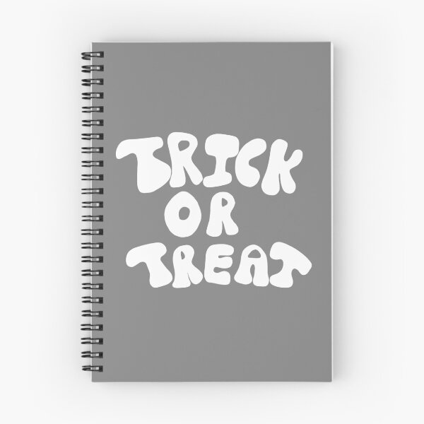 Item preview, Trick Or Treat Calligraphy- Grey & White designed and sold by Arthemeral.