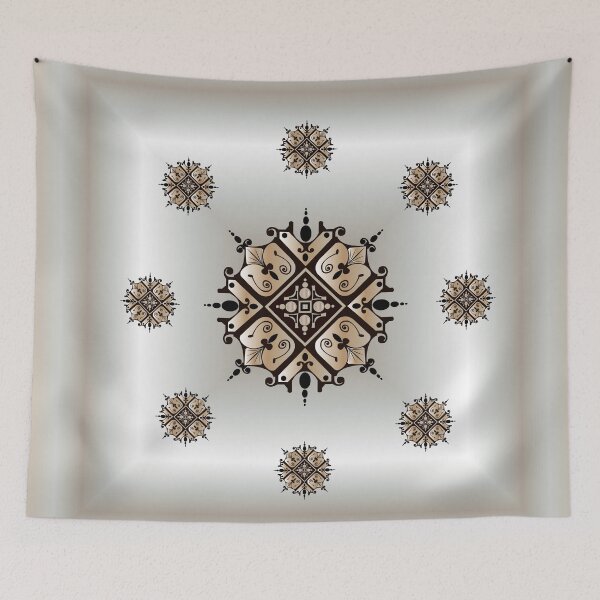 Item preview, abstract floral cute illustration pattern designed and sold by ErhanArt.
