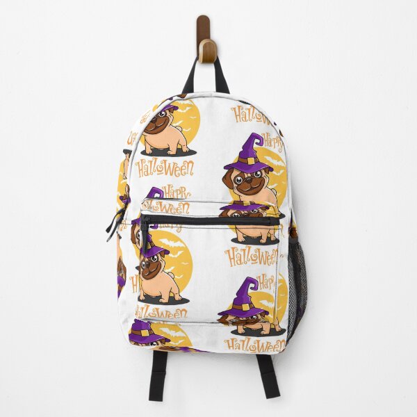 Item preview, Happy Halloween pug dressed up as a witch designed and sold by CBShirtStar.