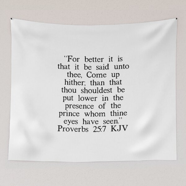 Item preview, Proverbs 25:7 KJV designed and sold by IBMClothing.