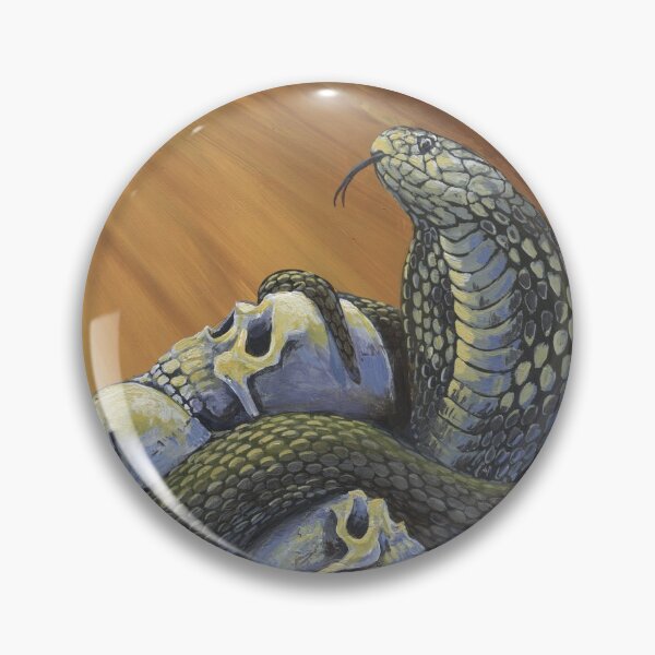 Item preview, Cobra with Skulls designed and sold by SnakeArtist.