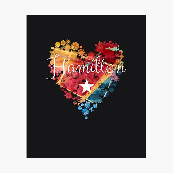 Item preview, I Love Hamilton Heart | Gift Merchandise for Fans designed and sold by chriscoles7.