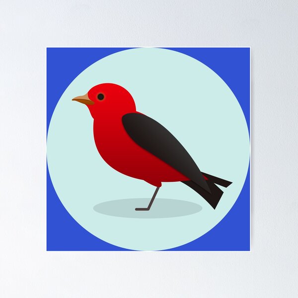 Item preview, Scarlet Tanager designed and sold by Megan Prior-Pfeifer.