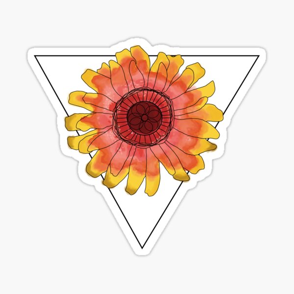 Item preview, flower triangle designed and sold by Bryanna F. Drew.