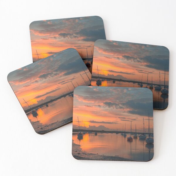 Item preview, Dramatic sunrise on the River Crouch designed and sold by asbennettadam.