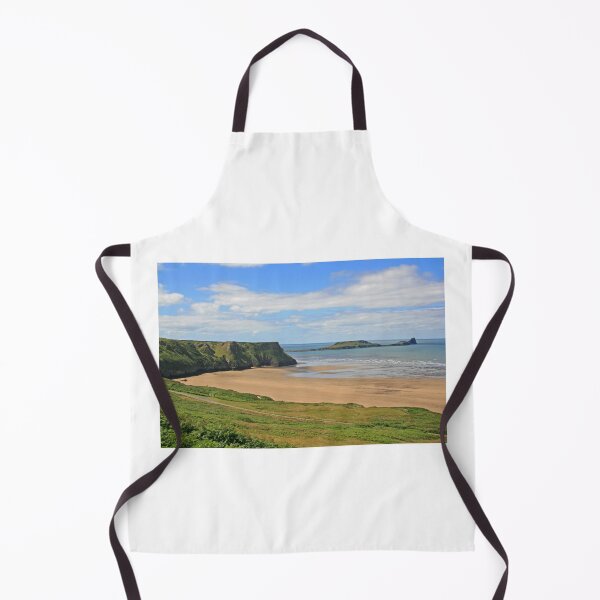 Item preview, Gower Peninsula, Rhossili Beach & Worm's Head designed and sold by RedHillDigital.