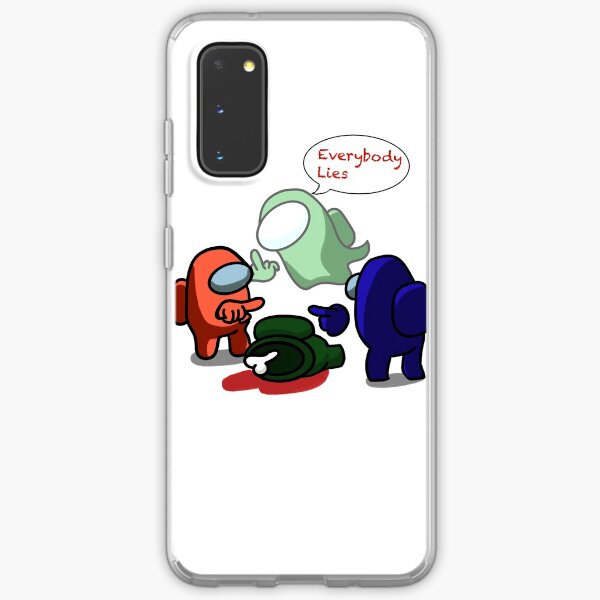 Among Us Game " everybody lies" Samsung Galaxy Soft Case