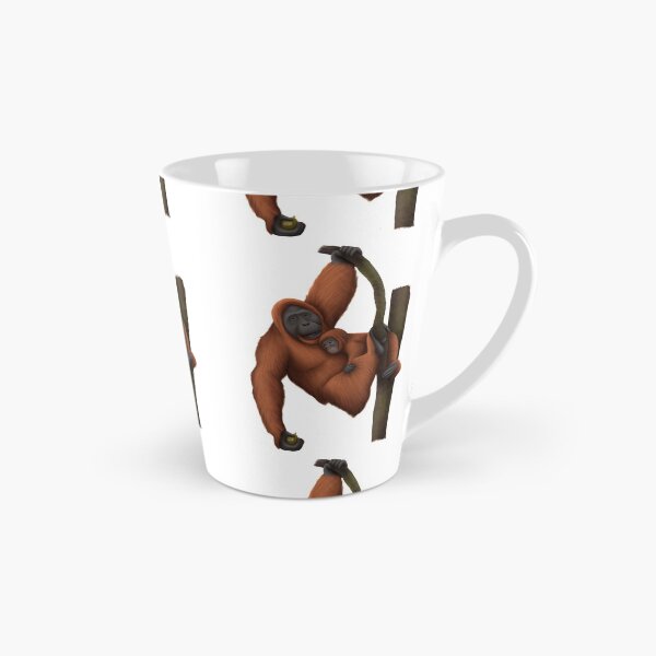 Item preview, Orangutan Mother and Child Climbing Tree designed and sold by troyanthonyart.