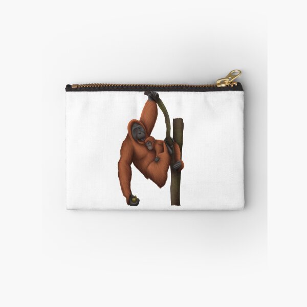 Item preview, Orangutan Mother and Child Climbing Tree designed and sold by troyanthonyart.