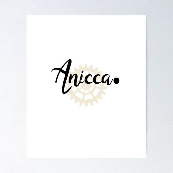 Item preview, Anicca & Wheel of Dhamma. designed and sold by Simple Words.
