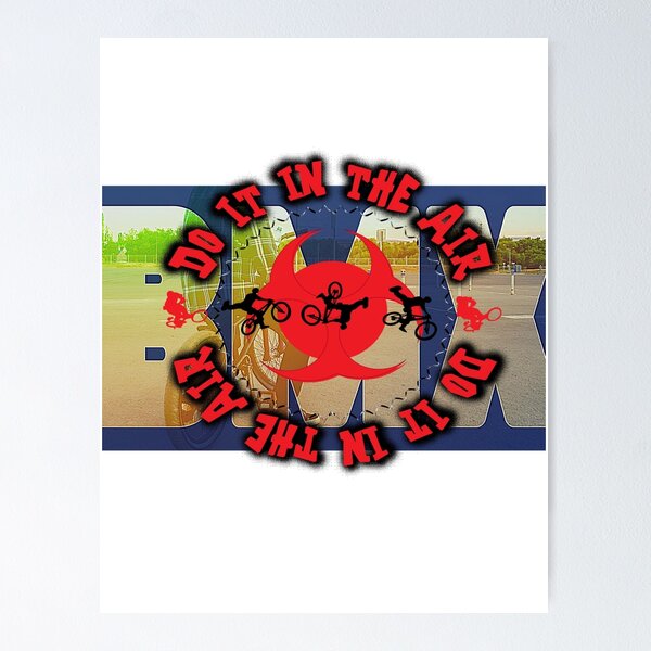 Item preview, Do It In The Air BMX Graphic Art designed and sold by Mary Riley.