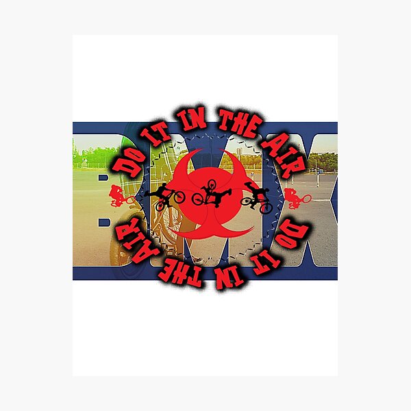 Item preview, Do It In The Air BMX Graphic Art designed and sold by Mary Riley.