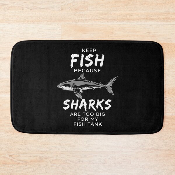 Item preview, I Keep Fish Because Sharks Are Too Big Fish Keeper Aquarium designed and sold by JRRTs.