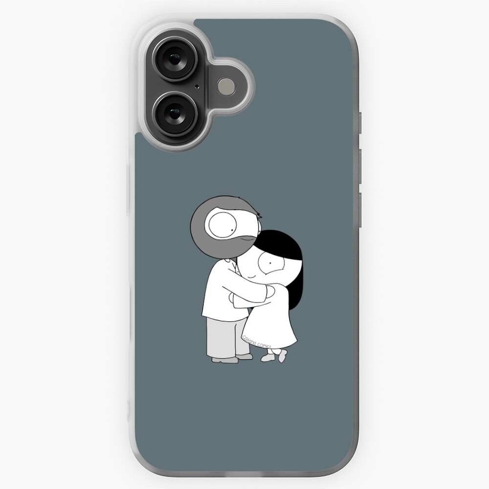 Vista previa del artículo con la obra «Funda blanda para iPhone», diseñado y vendido por catanacomics.